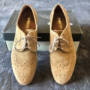 GEOX SUEDE OXFORDS